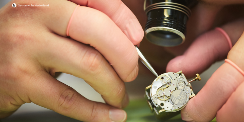 horloge reparatie ambacht horlogemaker klokkenmaker uurwerkhersteller | www.gemaaktinnederland.nl
